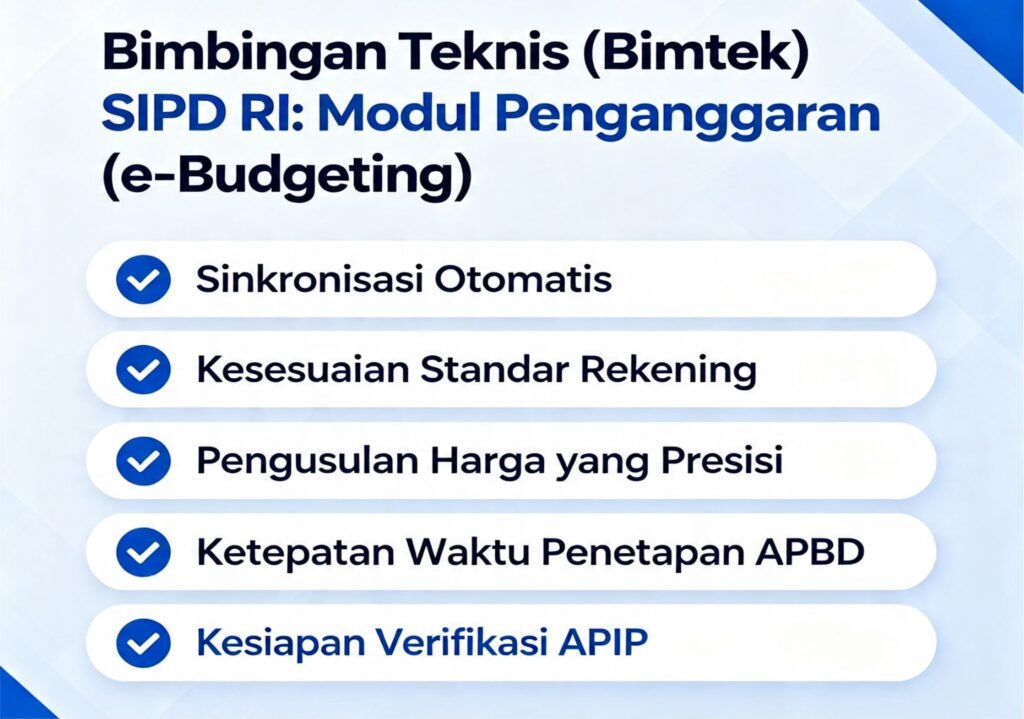 SIPD RI khusus Modul Penganggaran (e-Budgeting) - LSKD
